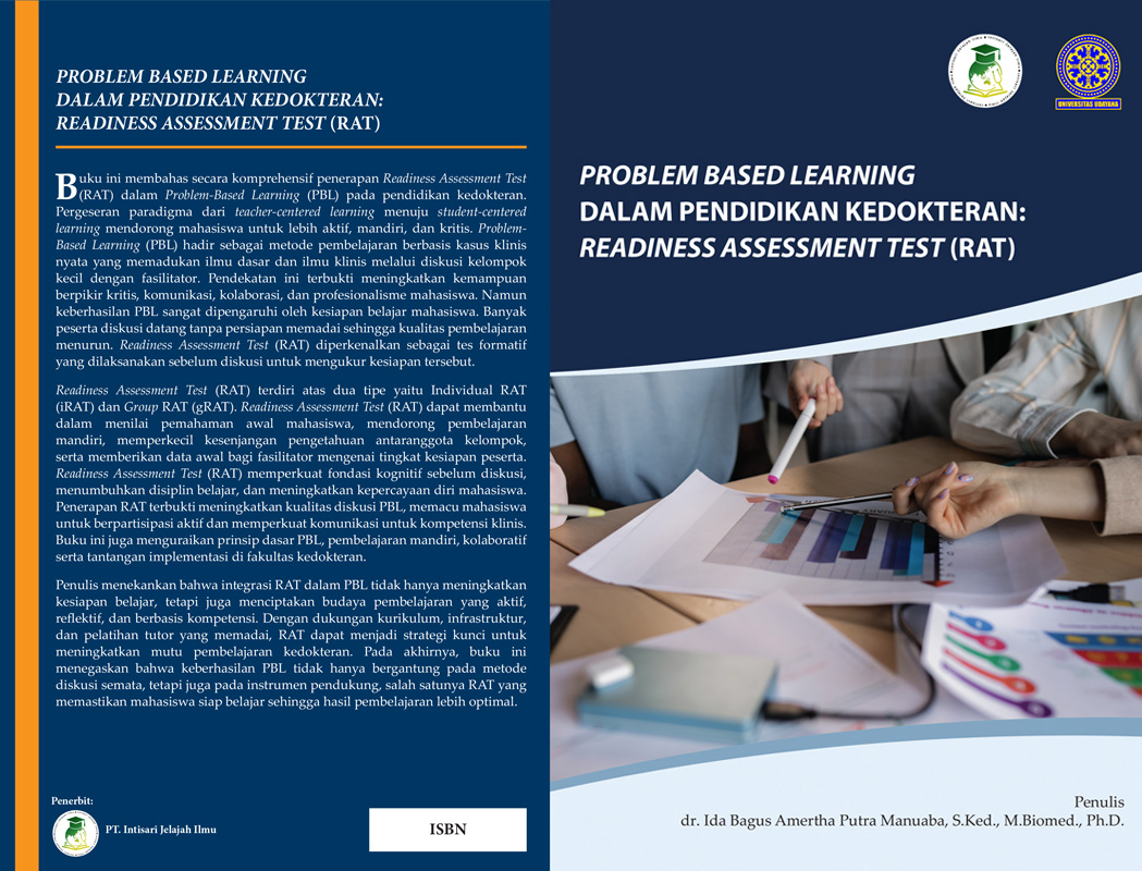 Cover Optimalisasi Problem-Based Learning melalui Readiness Assessment Test: Landasan Teori dan Implementasi di Pendidikan Kedokteran